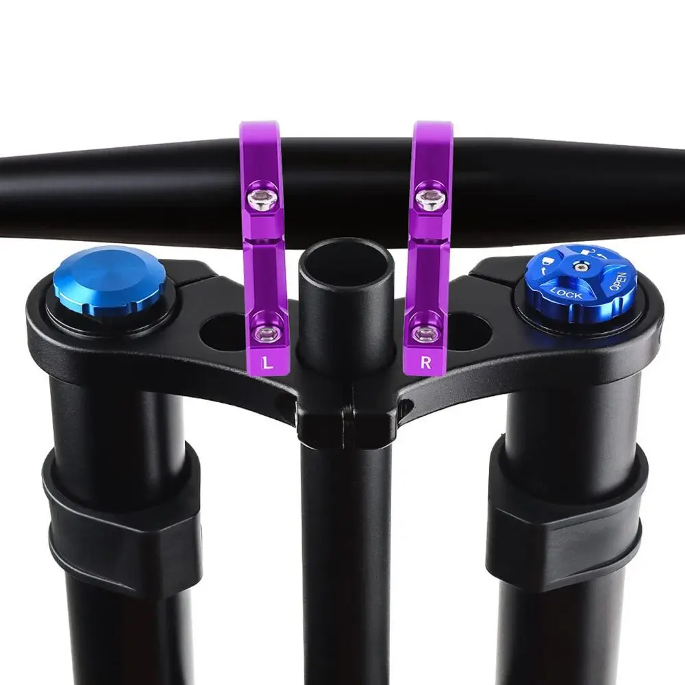 Horquilla de doble corona para bicicleta de aleación Luminum, dirección de precisión de 31,8mm, vástago de montaje directo, fácil de instalar, resistente al desgaste - imagen 4