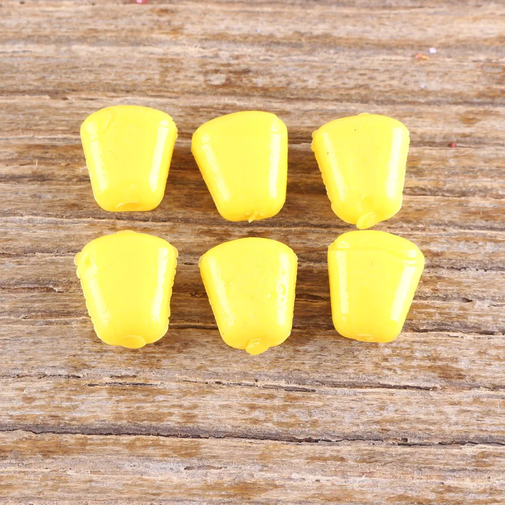 DNDYUJU-señuelo de pesca de carpa, 50 piezas, 0,32g/10mm, flotante, Artificial, de silicona, de plástico suave, aparejos flotantes - imagen 5