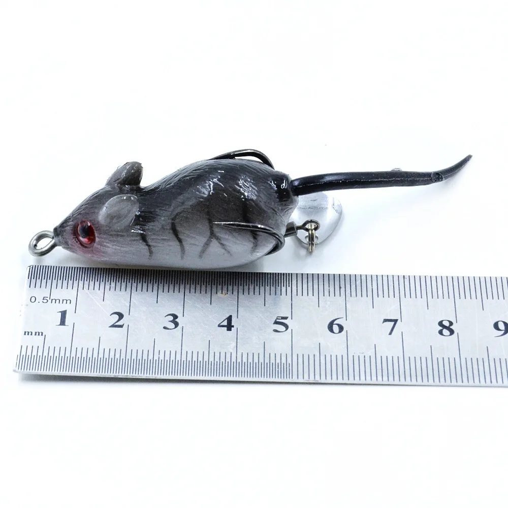 Rata Trueno Señuelo 3D Vinilo Suave Flotante – Cebo Pesca - imagen 3