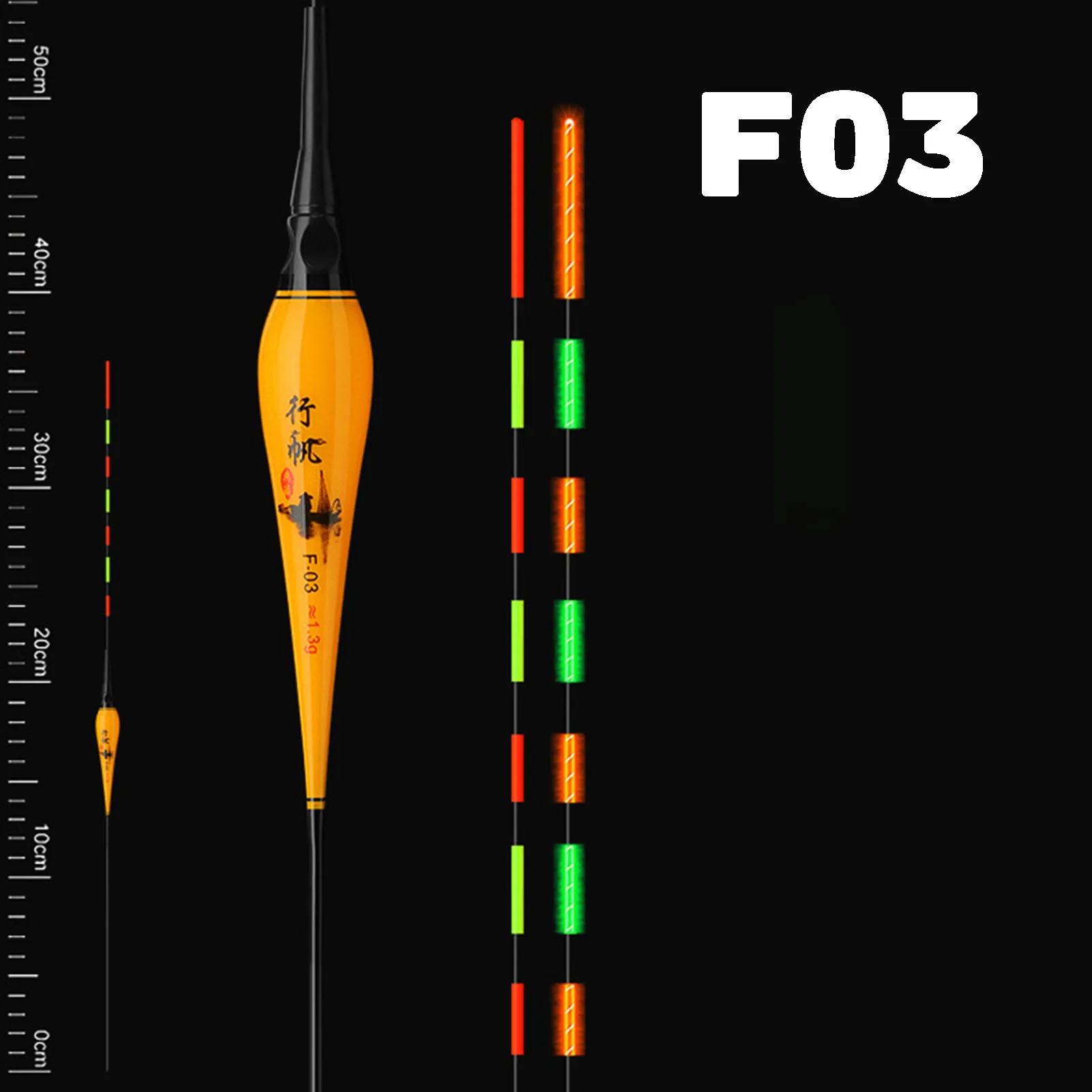 Flotador de pesca noctilucente, flotadores de pesca electrónicos LED, flotador de pesca automático portátil, Color brillante nocturno, mordedura de pez de cola larga - imagen 5