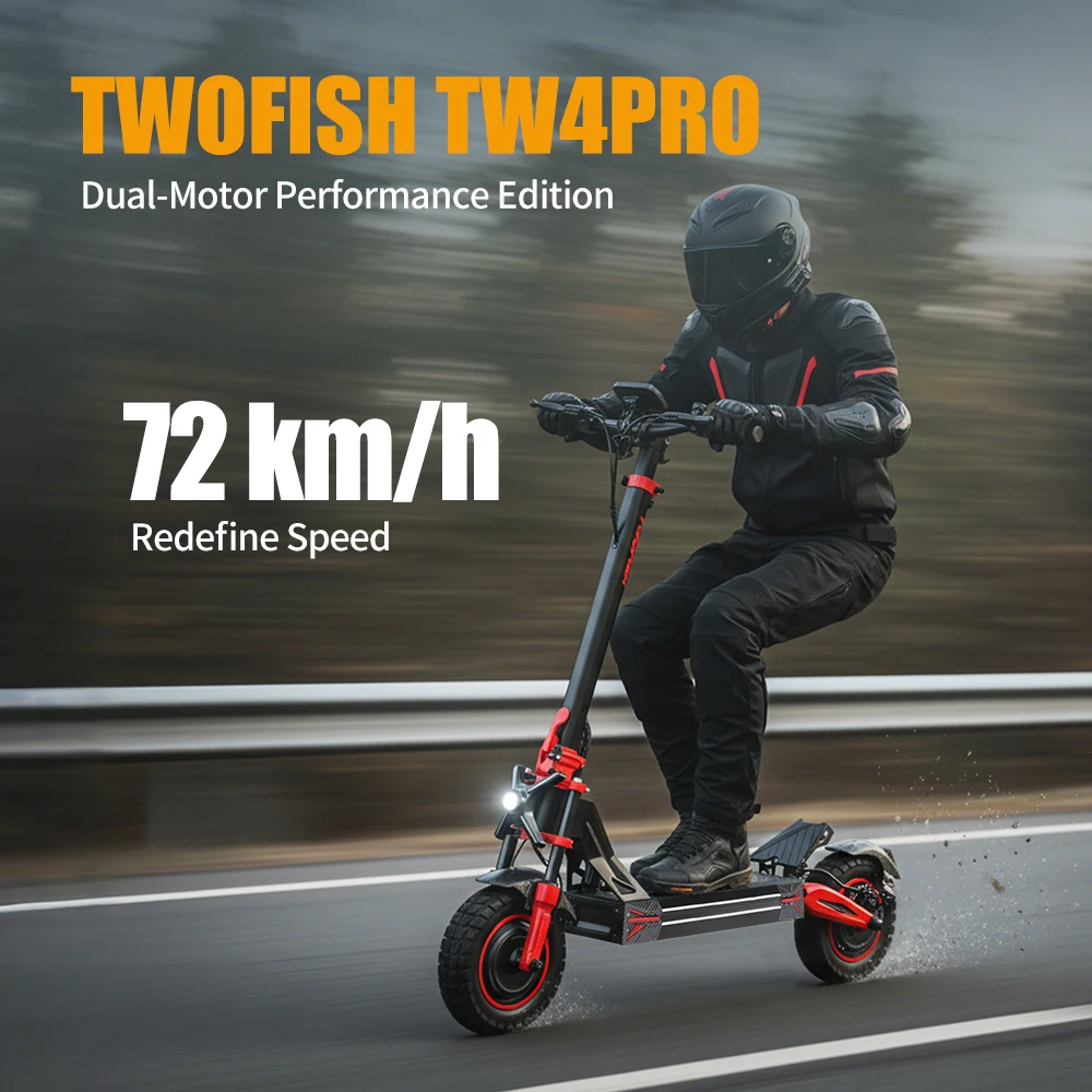 Patinete eléctrico TWOFISH TW4 PRO en uso