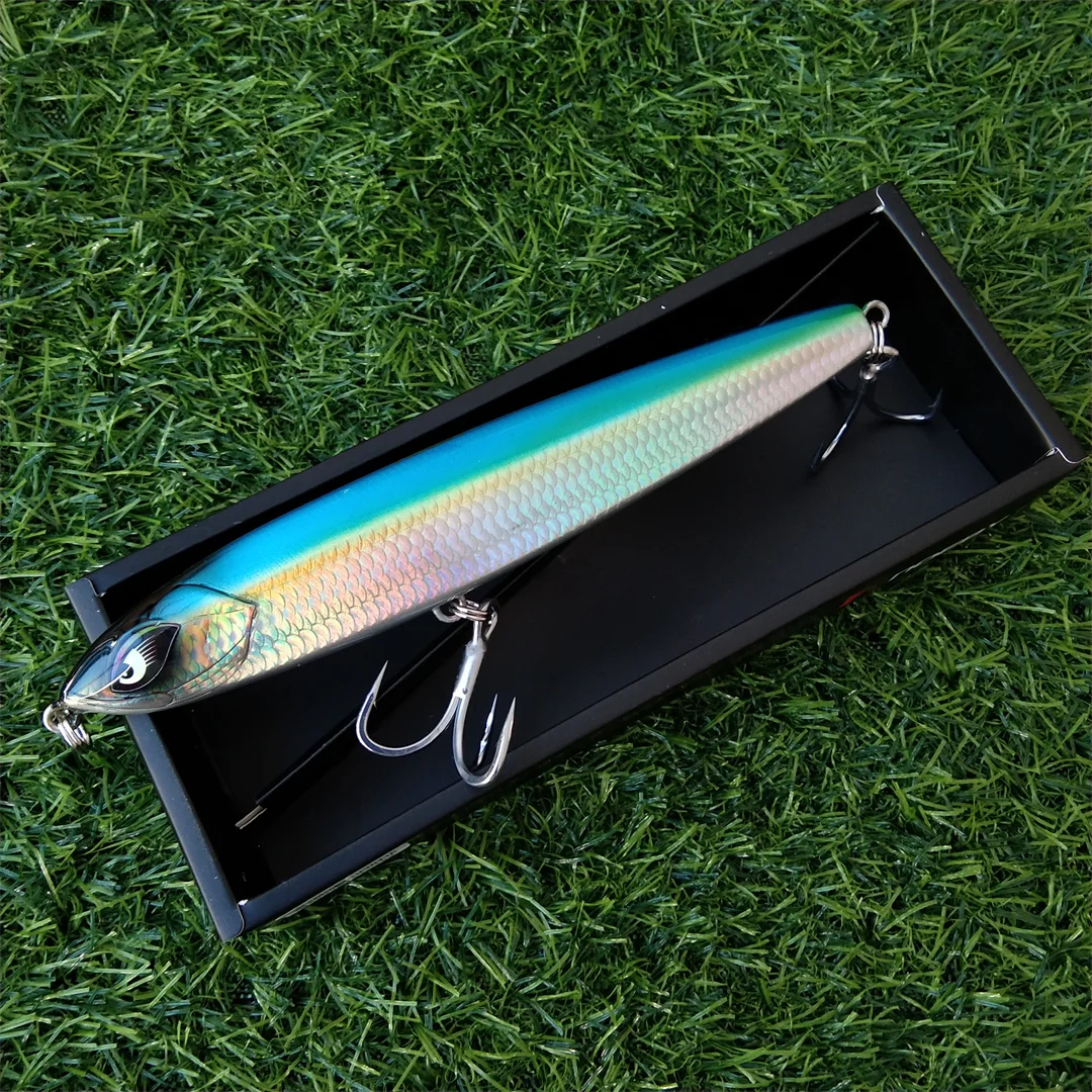 Noeby hundimiento Stickbait 160mm 75g 185mm 114g 205mm 154g señuelo de pesca cebo duro Artificial lápiz reforzado Señuelos de pesca de mar - imagen 3