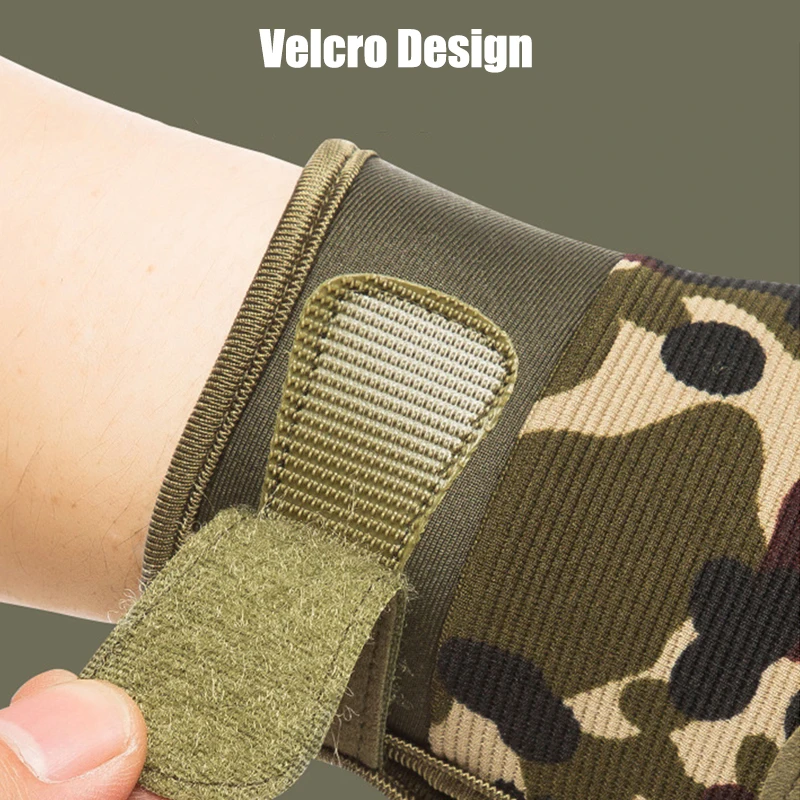 Guantes de medio dedo para pesca, antideslizantes, anticorte, transpirables, protección solar, guantes tácticos para exteriores, equipo de pesca de escalada - imagen 5