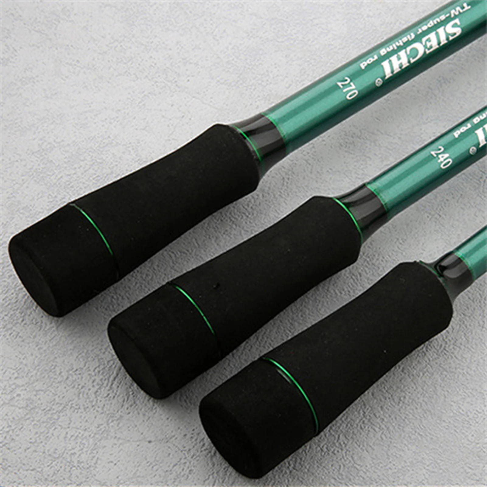 Caña de pescar telescópica de 1,8/2,1 m, caña de pescar portátil con mango recto M para uso en agua dulce, caña de mano ultraligera de fibra de carbono - imagen 5