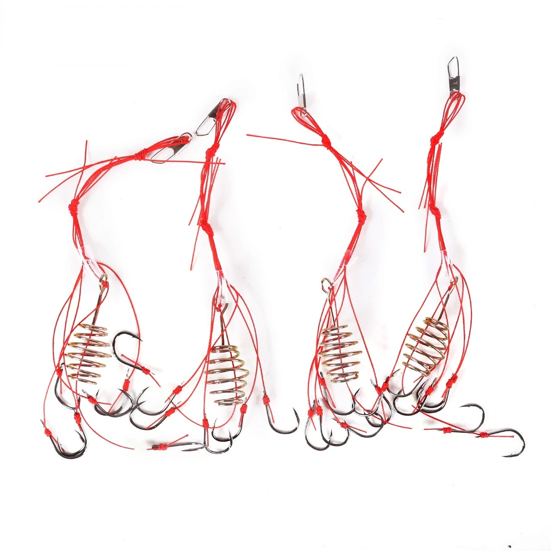 Anzuelo de explosión enrollable, paquete de 4 Uds., accesorios de aparejos de pesca con púas, anzuelos de pesca fáciles de llevar para todo tipo de peces - imagen 2