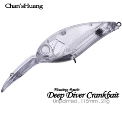 Chan'sHuang Crankbait Divididor – Flotante para agua profunda