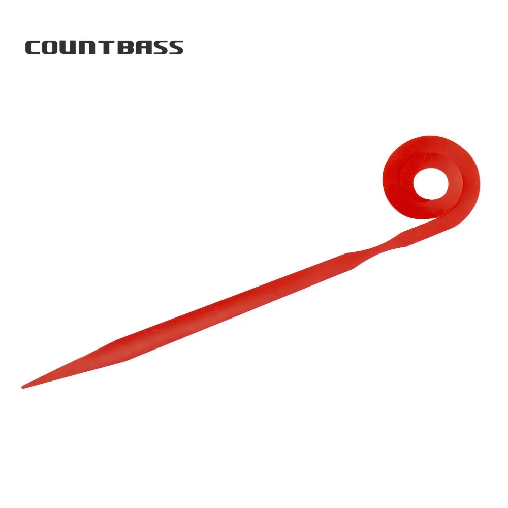 Countbass, 10 Uds., falda rizada de silicona para plantillas Madai, señuelo de pesca de pargo, plantilla de goma de agua salada de calamar, cola de caballo, deslizador Inchiku