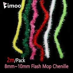 Bimoo Chenilla Flash para atado de ninfas — fibra sintética