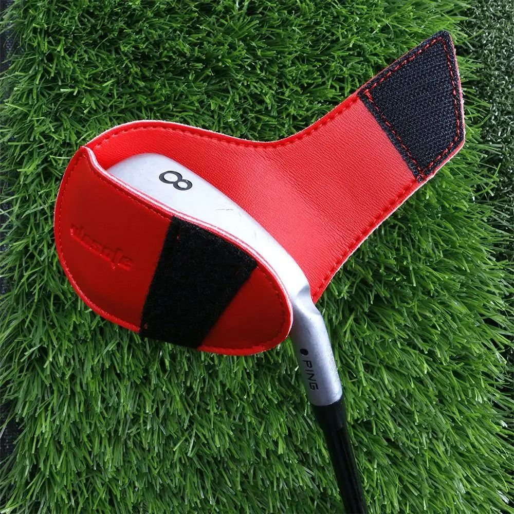 Accesorios deportivos, cuello largo, funda para caña de Golf, funda para cabeza de hierro para Golf, fundas para cabeza de palo de Golf, funda protectora para cabeza