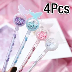 Bolígrafos Gel Mariposa Pack 4 Unidades – Colores Surtidos para Escuela y Oficina
