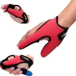 Guantes de pesca anticortes transpirables, 3 uds., guantes de pesca de 2 dedos, guantes anticortes antideslizantes transpirables, accesorios de pesca al aire libre
