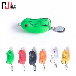 Señuelo Rana con lentejuelas y doble gancho 8G/14G