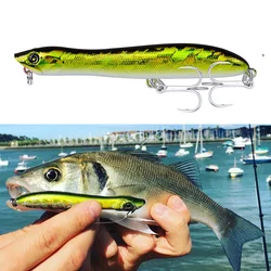 TSUYOKI WTD señuelo de pesca 85mm 6g Popper señuelo Topwater Patchinco 85 cabeza de serpiente Wobbler pesca lubina, saltador de atún caballa