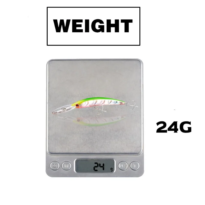 Señuelo de Pesca de pececillos hundidos, Wobblers Swimbait, aparejos Crankbait, cebo duro Artificial, Pesca de carpa de Lucio, 17cm, 24g, 1Pc - imagen 5