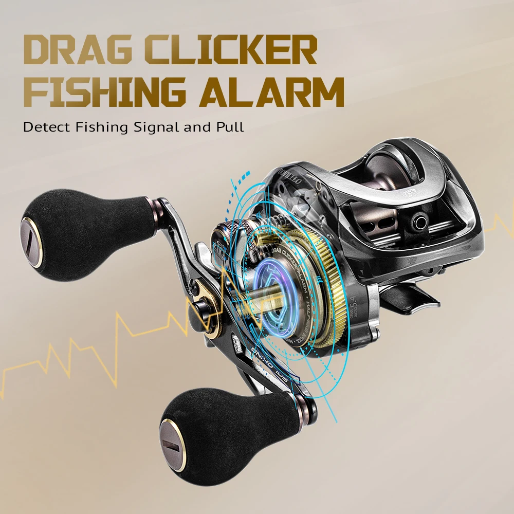 Carrete de pesca SOLOKING HIAW200 Baitcasting 5,4/7,2 relación de engranaje 11 + 1BB para pesca en el mar carrete de pesca en barco - imagen 3