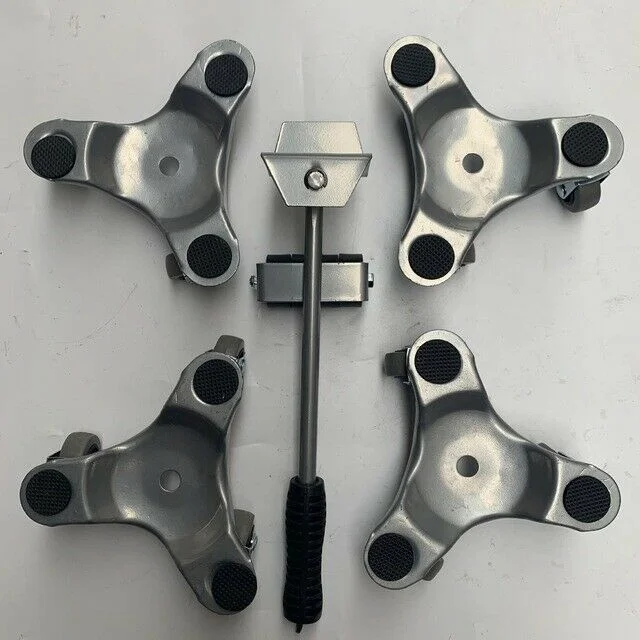 Ruedas de plataforma Dolly, rodillos para mover muebles, 3 ruedas - imagen 2