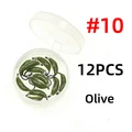 12pcs olive size 10