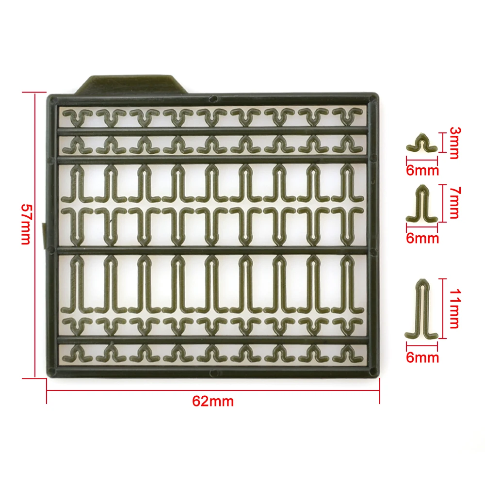 Hirisi 10 tapones para cebo de pesca AH163-arrêts de taladro Boilie y tapones en forma de V para aparejo de pelo accesorios de pesca de carpa - imagen 3