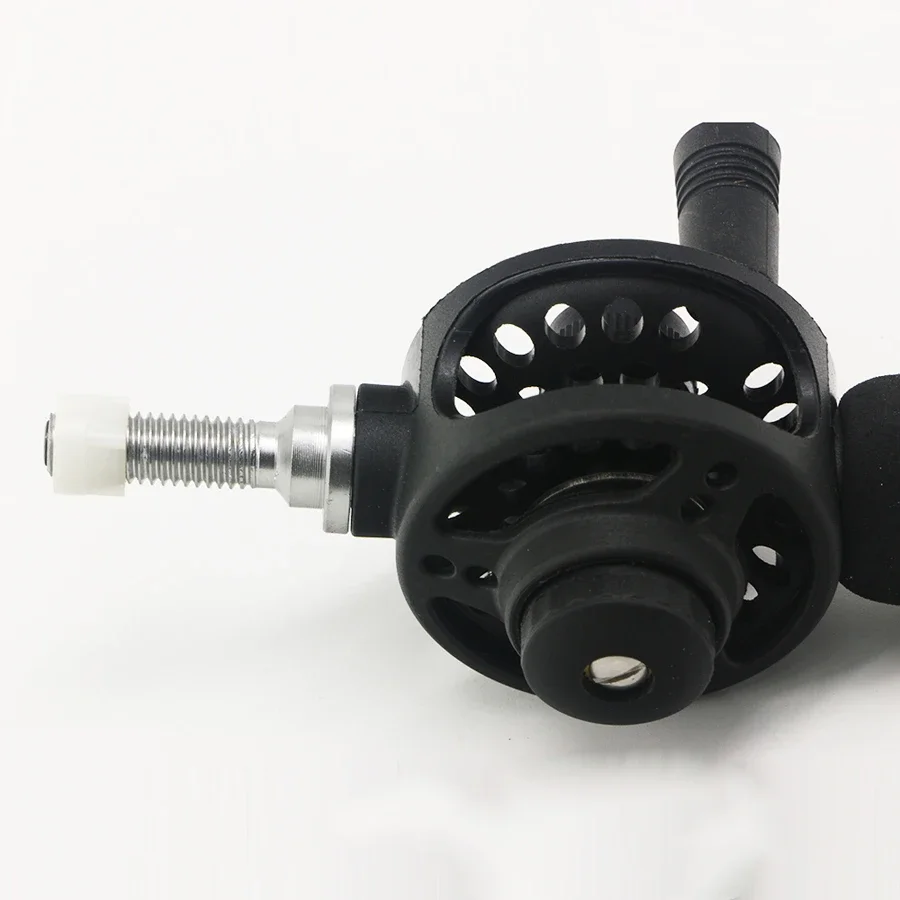 Carrete de Pesca modificado, rueda ultraligera, carrete antiguo, carretes de Pesca en hielo giratorio, relación 1:1, carrete de Pesca con mosca Jigging, mango de Pesca - imagen 5