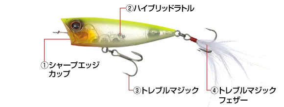 EVERGREEN-Cebo falso para gatear, sistema de agua con subcebo de una persona, 9,8g - imagen 2