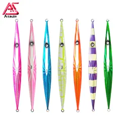 Como plantilla rápida, señuelo de pesca, cebo de Metal 150g200g250g300g350g400g, anzuelos de pescador verticales, velocidad de hundimiento, brillo, Jigging, aparejos de cebo duro