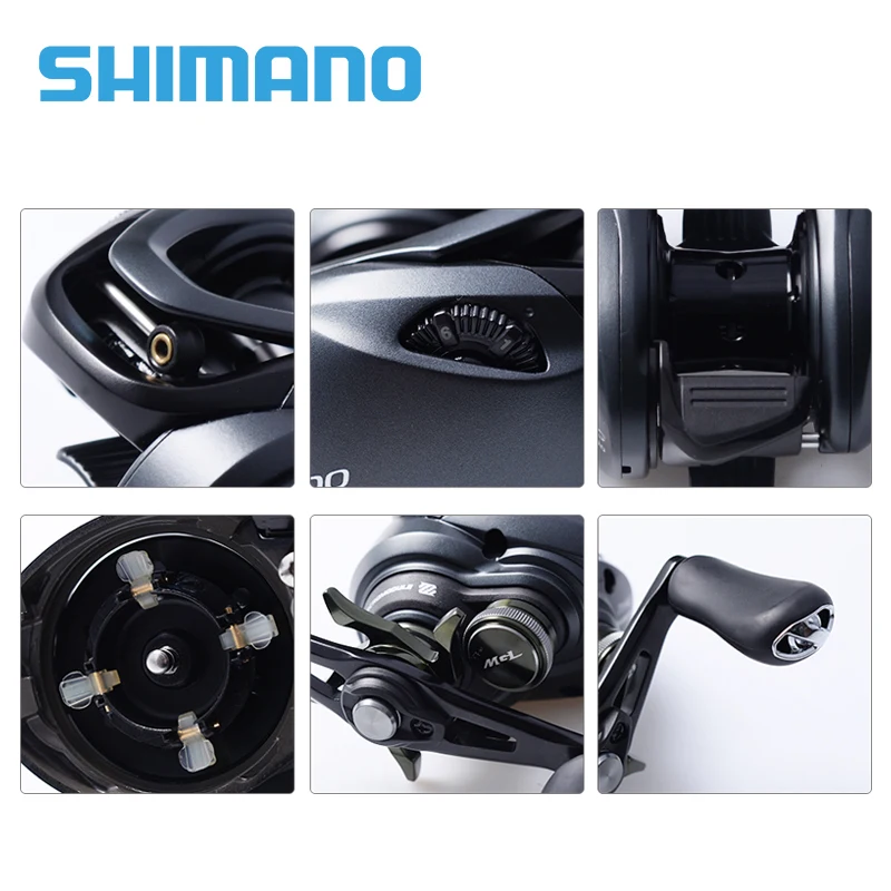 SHIMANO-carrete de pesca CURADO MGL, carrete de Baitcast Original, 151XG, 151HG, 71XG, 71HG, perfil bajo - imagen 5