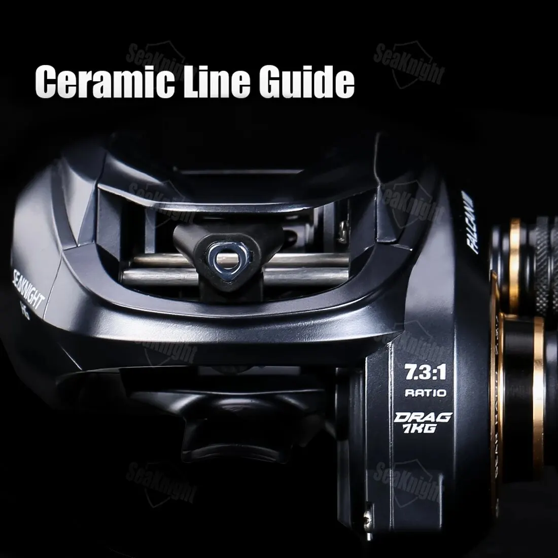 SeaKnight-carrete de Baitcasting serie FALCAN III, ultraligero, 180g, arrastre máximo, 15lb, fundición larga, alta velocidad, 7,3: 1, 8,1: 1 - imagen 3