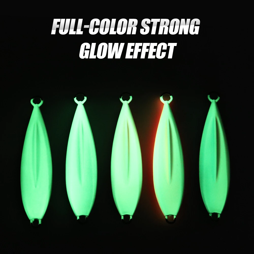 JIGGING PRO plantilla de Metal de hundimiento lento 60g 80g 100g 150g 200g BUTTERFLYFLAT Plantilla de caída aparejos de cebo duro Artificial de agua salada - imagen 3