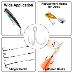 Anzuelo Triple 3/0 4X Acero Carbono – Repuesto Crankbait Spinner
