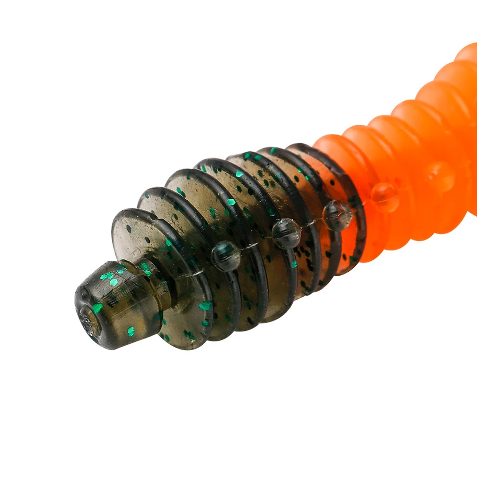 Cebo Artificial de silicona para pesca en roca, cebo suave para lubina, trucha y lubina, 12 piezas, 50M/1,27G - imagen 5