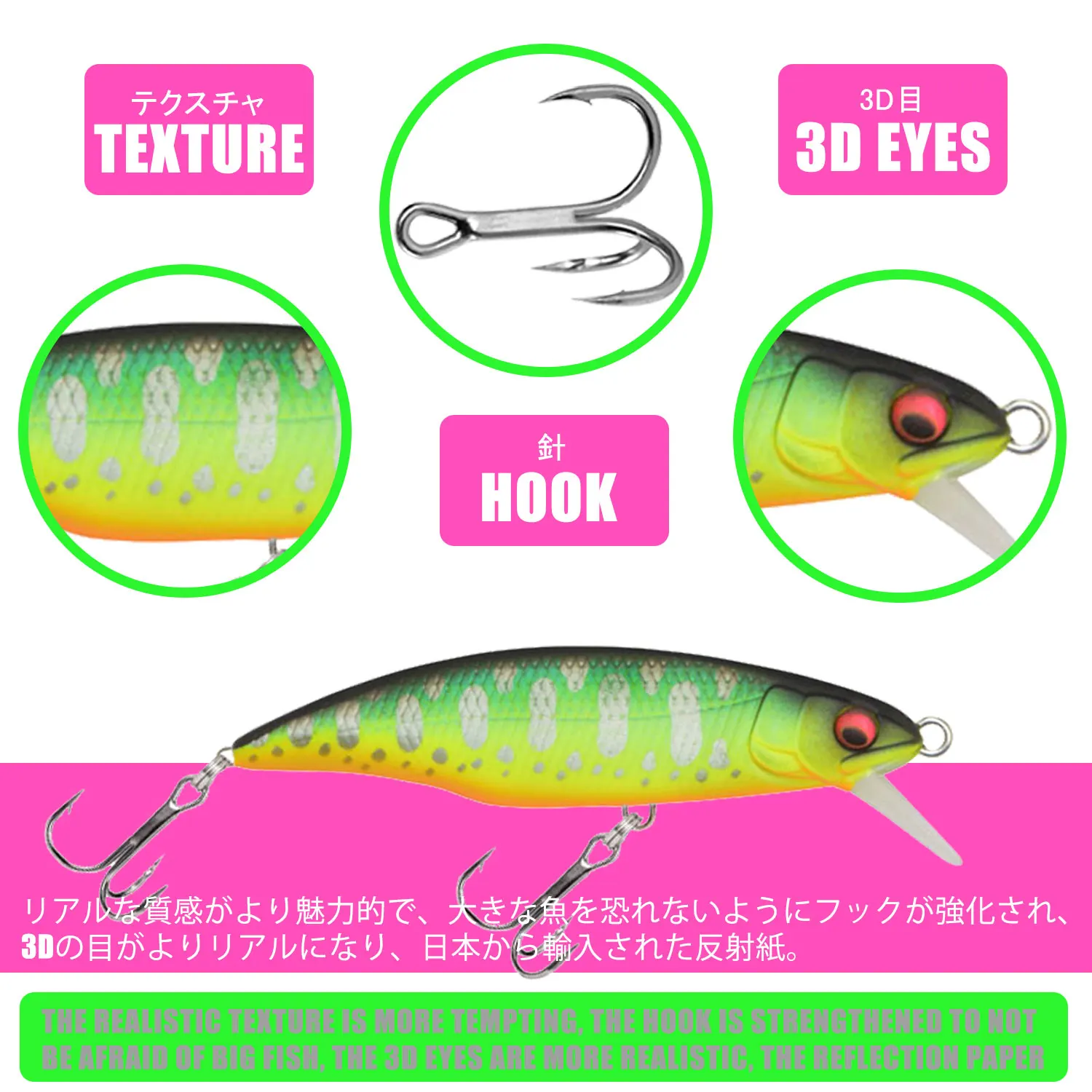 Micro Minnow-señuelo de pesca de hundimiento rápido, 3,5g, 50mm, Isca Artificial, Mini cebo duro, aparejos, para Peche lucio, perca, pez Leurre - imagen 3