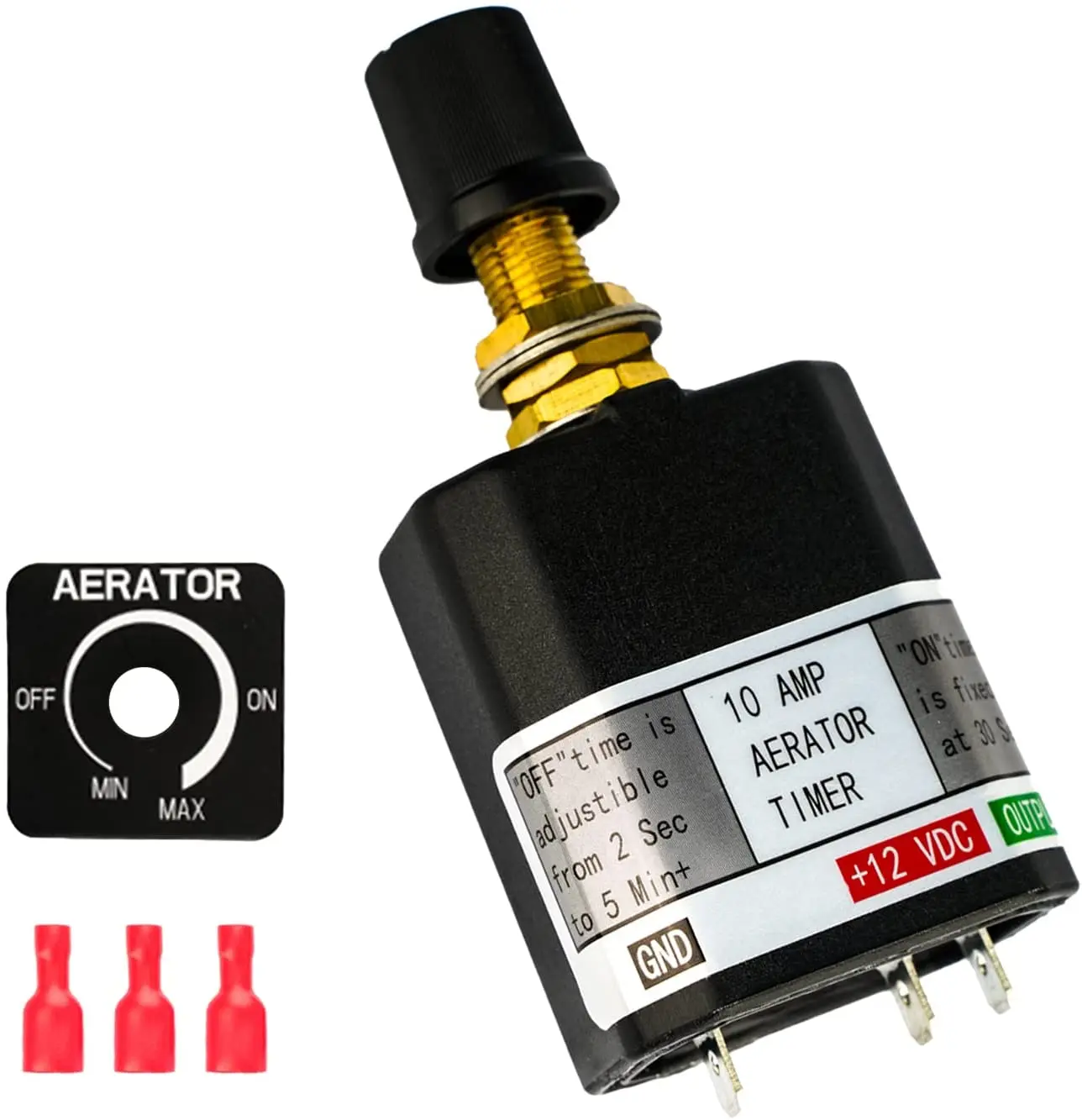 Livewell-Interruptor de temporizador de aireador marino para barco, accesorio ajustable de 12V, 10a - imagen 3