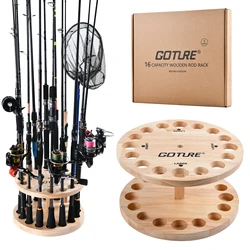 Goture Soporte Vertical para Cañas de Pescar – Estante Modular de Pared