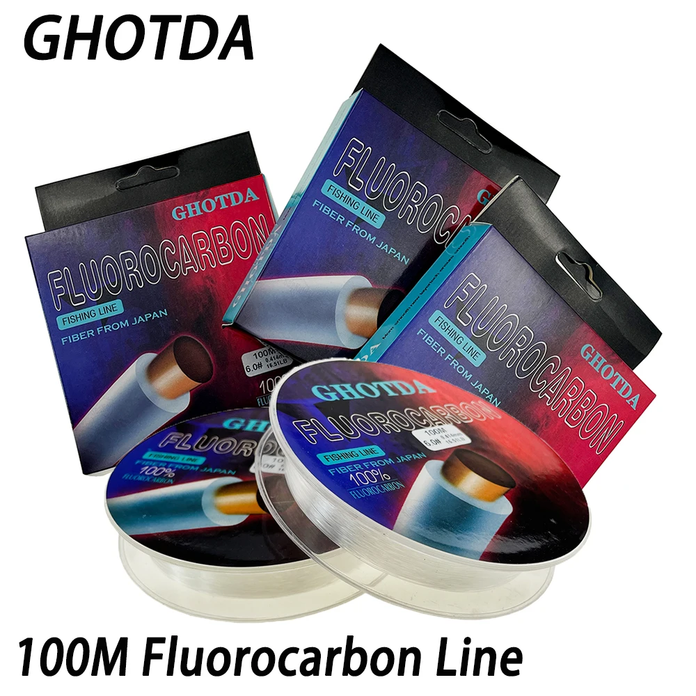 100% hilo de pescar con revestimiento de fluorocarbono de seda cruda japonesa, sedal líder de monofilamento, alta resistencia a la abrasión, 1,28-13,49 kg