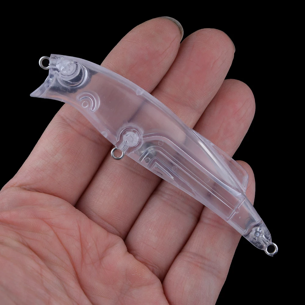 Chan'sHuang 20 piezas cebo en blanco sin pintar, 10,6g/90mm, Popper de fundición larga para caminar al perro, señuelo de pesca Artificial hecho a mano DIY - imagen 5