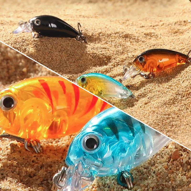 Señuelo duro Crankbait realista – Wobbler para pesca en roca - imagen 4