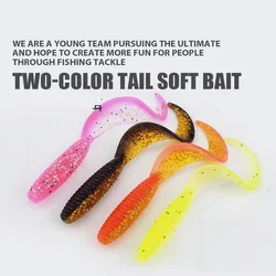 Carnada blanda Swimbait Silicona para lubina 70mm 2,7g Sabor Camaron