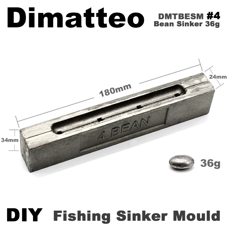 Molde plomada de frijol Dimatteo DMTBESM – Fabricación artesanal - imagen 4