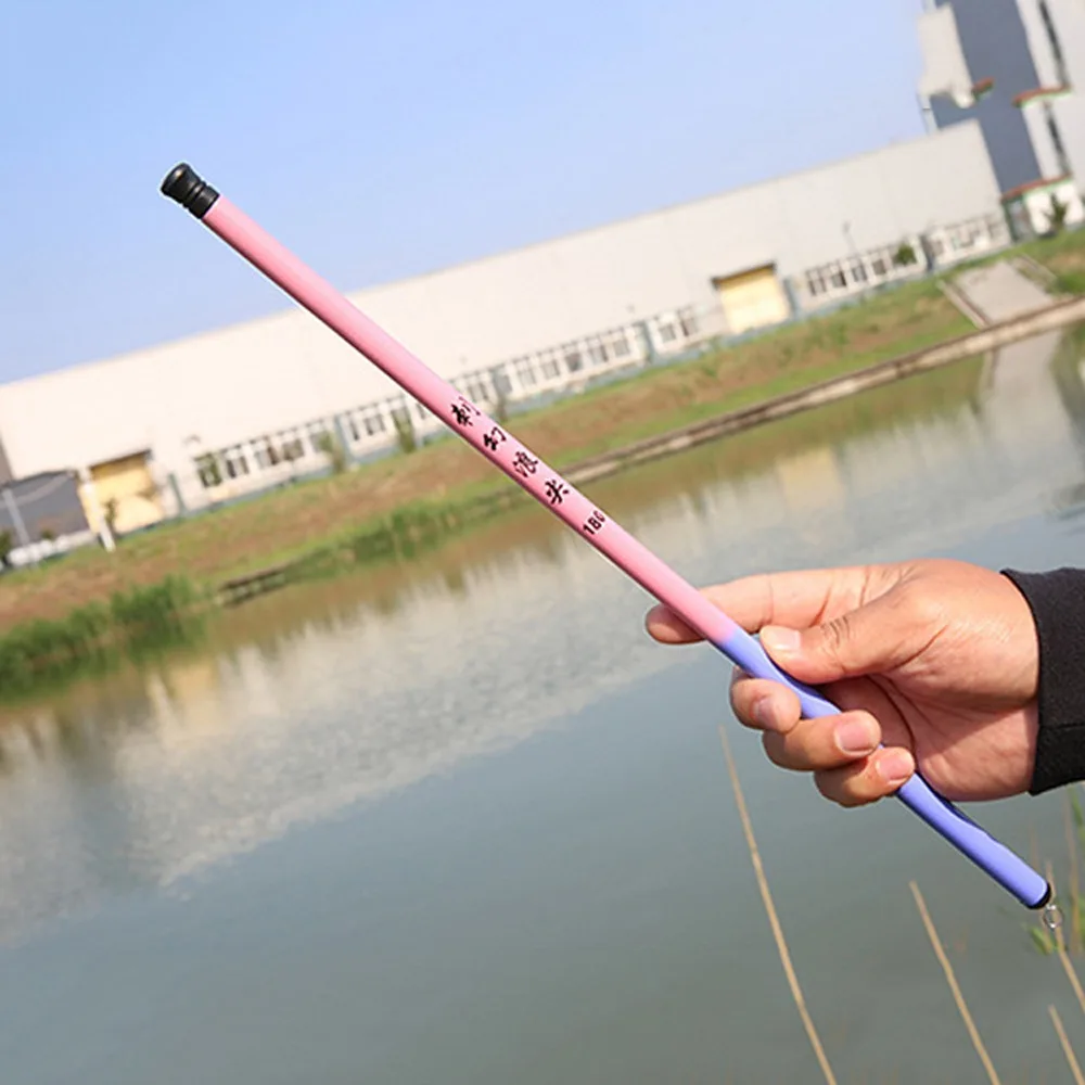 Caña de pescar telescópica de almacenamiento de 40cm, Mini caña de pescar ultrafina ultracorta de 1,8 m-3,6 m de longitud, caña de mano de pesca ultraligera - imagen 4