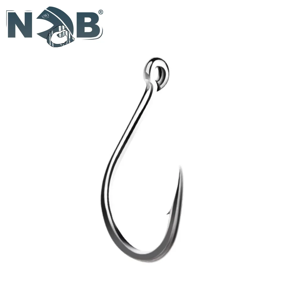 NGB 100 Uds anzuelo de pesca de acero rico en carbono con ojo 92558 accesorios de gancho de carpa individual con púas de agua dulce - imagen 5