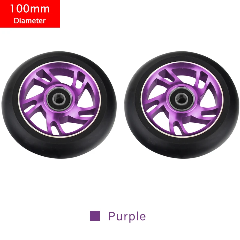 100 Purple Spiral