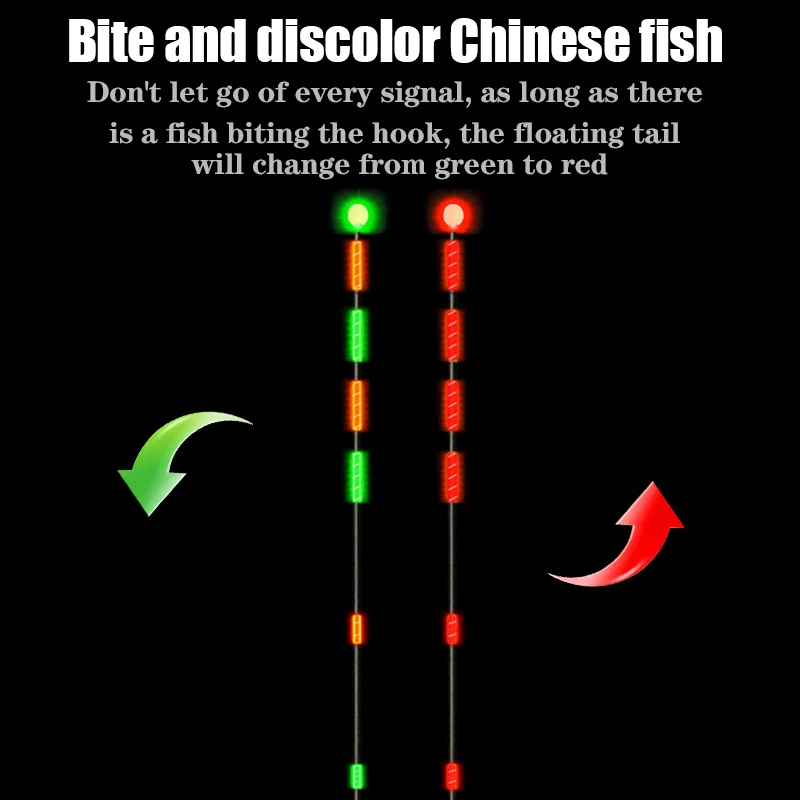 Flotador luminoso de pesca, equipo de pesca de alta sensibilidad con carga USB, inducción automática, destello rojo, novedad - imagen 3