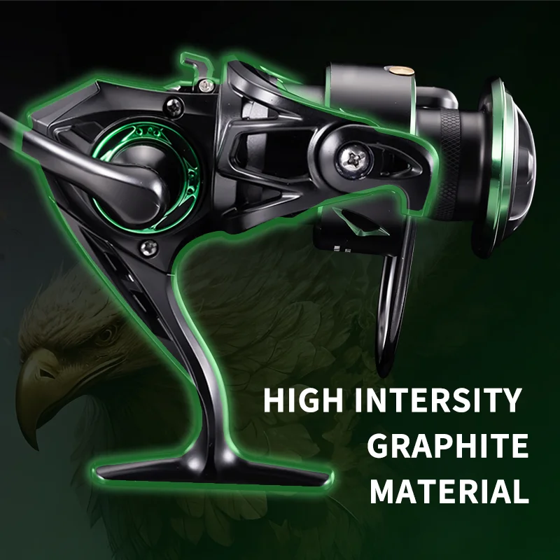 ROOBLINOS RF nuevo relación de engranaje 5,2: 1 carrete giratorio ligero 2000-5000 carrete fundición suave Convertible izquierda/derecha para agua dulce - imagen 5