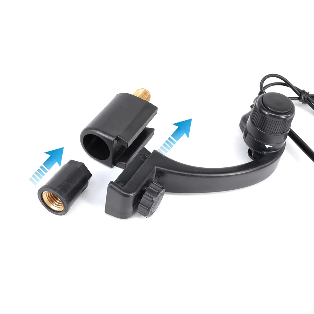 Hirisi – échangistes de pêche à la carpe LED, avec connecteur à changement rapide, indicateurs d'alarme de morsure, LED 4 couleurs et poids réglable B2045 - imagen 5