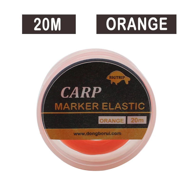 Marcador de sedal de pesca de carpa de 20m, elástico para aparejo de carpa, alimentador y aparejos de legado, aparejos de pesca, aparejos de Material de pesca de carpa - imagen 3