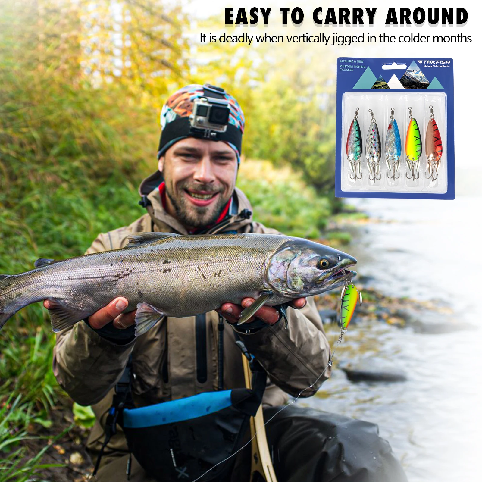 Experimente la emoción de la pesca con nuestros señuelos versátiles y coloridos