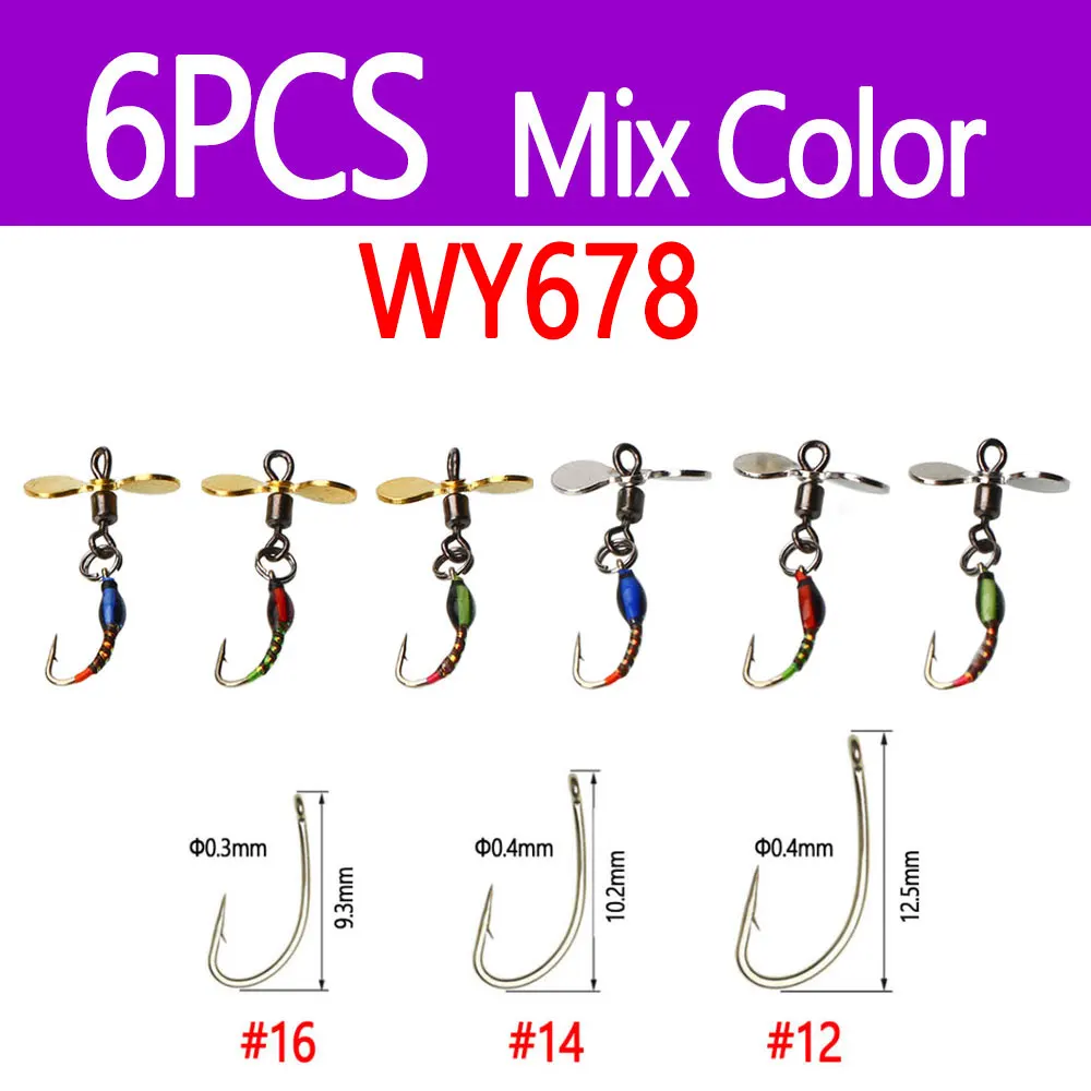 6pcs Mix Color