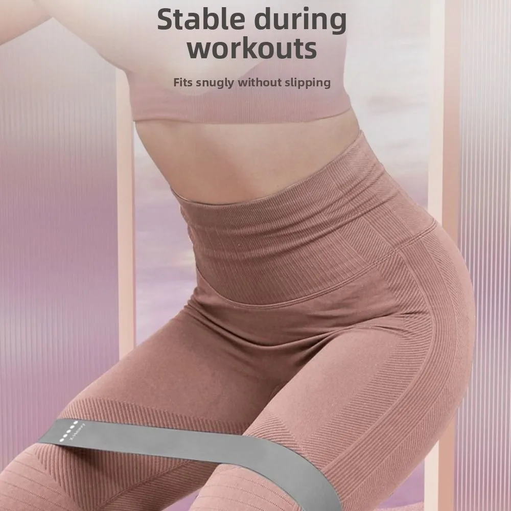 Bandas elásticas de bucle para ejercicio, 5 niveles de peso, TPE grueso, Pilates, bandas flexibles moldeadoras, bandas de resistencia para Yoga, entrenamiento Crossfit - imagen 2