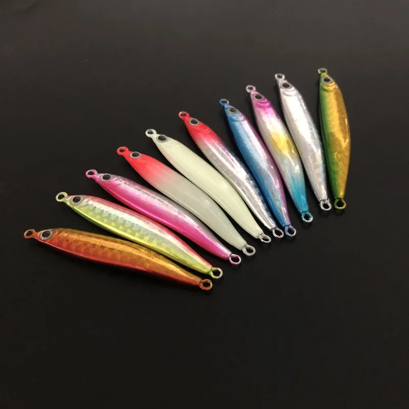 Señuelo de pesca en forma de S, plantilla de Metal duro, señuelos artificiales fundidos a tierra, 15g, 5,5 cm, Jigbait, 1 pieza, venta, nuevo - imagen 3