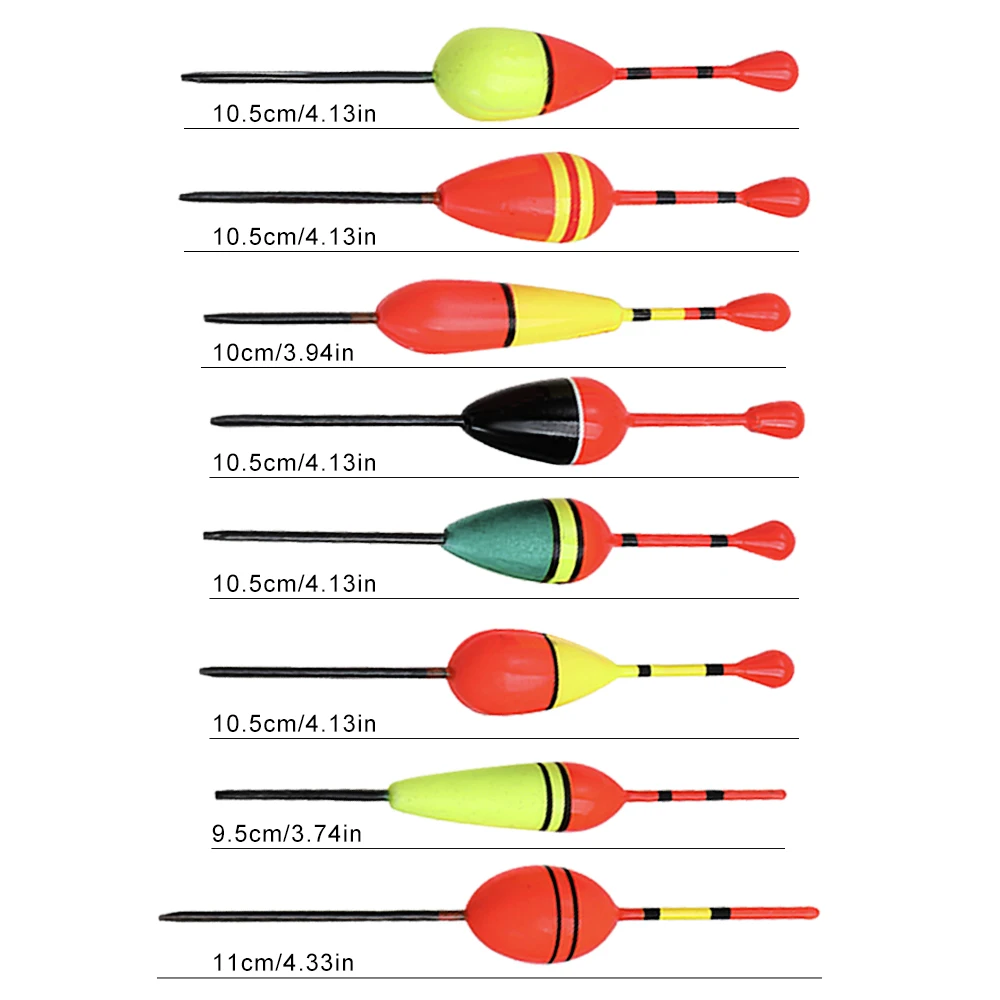 FTK 8 unids/lote juego de flotadores de pesca tamaño mixto Color espuma flotador boya Bobber para accesorios de pesca equipo de pesca aparejos de pesca - imagen 3
